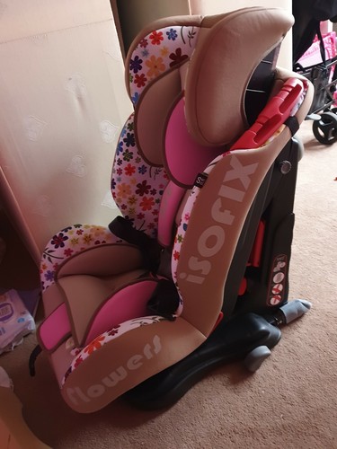 iSAFE Multi Recline Isofix Car Seat Carseat Flowers Group