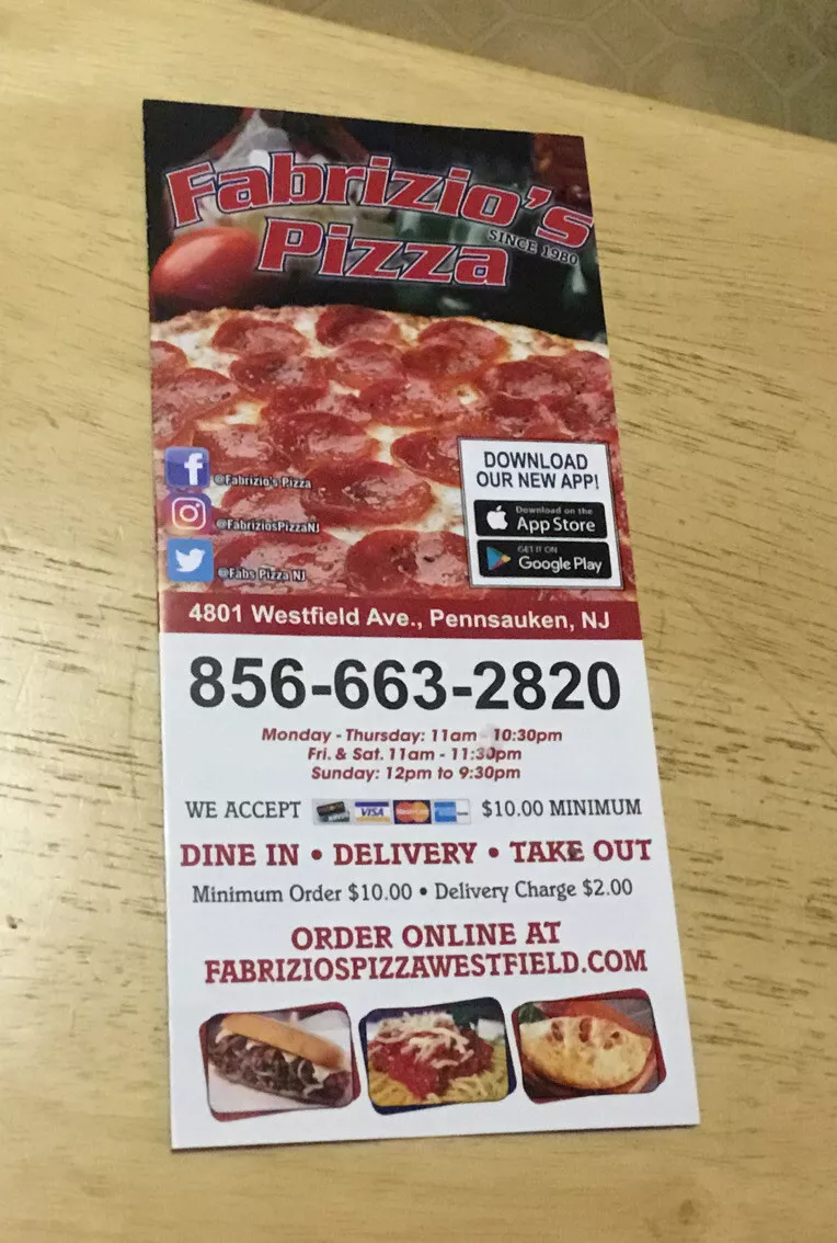 Menu – Pizza Place Store