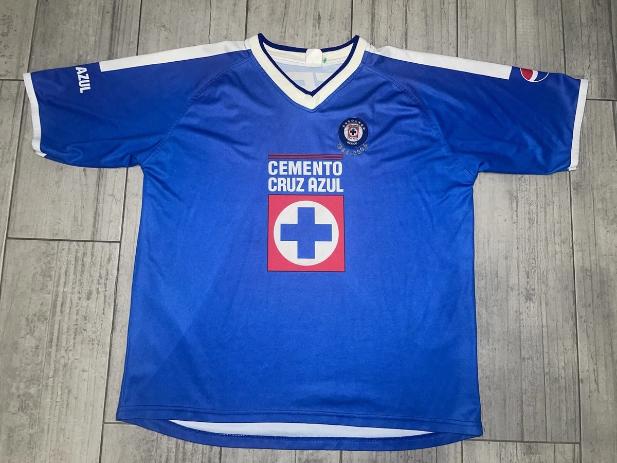 Cruz Azul FC Soccer Jersey Men s Sz 2XL Used Blue eBay