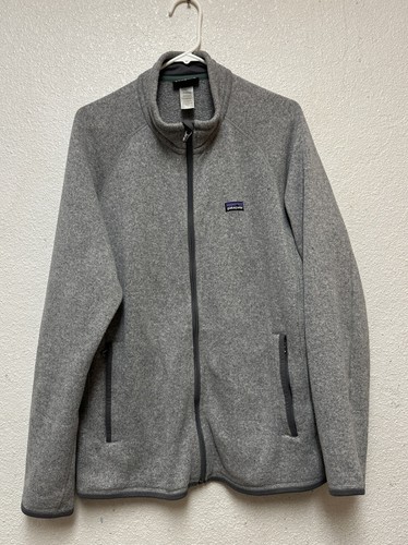 Patagonia Men's Better Sweater Fleece Jacket Full Zip Gray Sz L