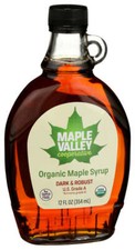 Maple Valley Cooperative Organic Dark Robust Grade A Maple Syrup 12 Oz