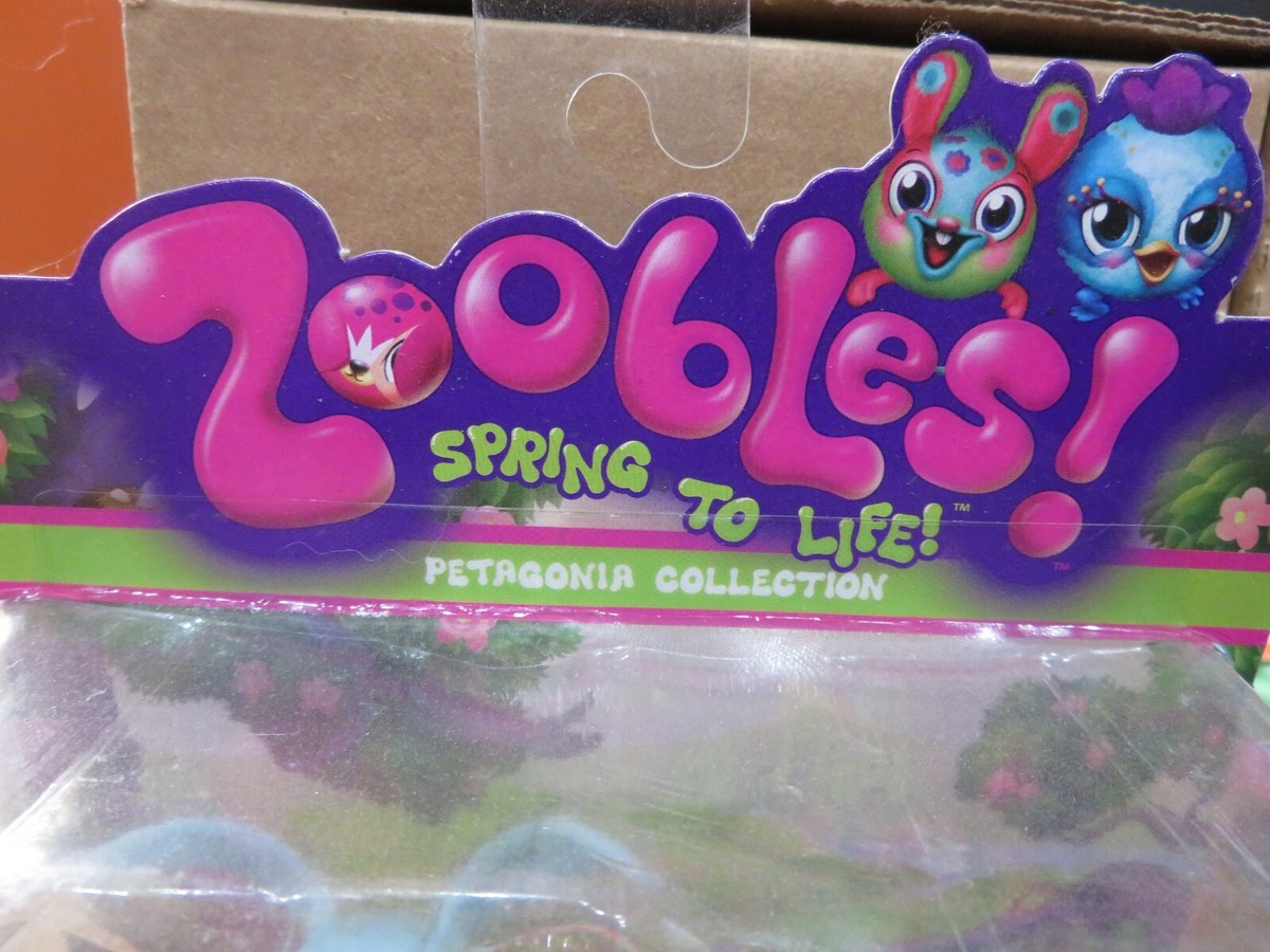 Zoobles! Spring To LifE HPOS 2 IT # 063 & PHOENIX# 064-PETGONIA