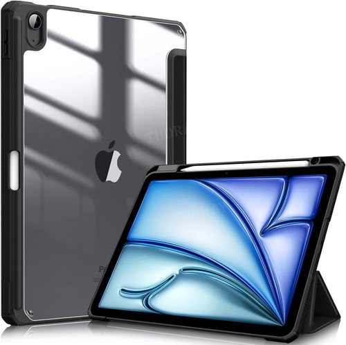 Smart Case For 2025 NEW iPad Air 11" M3/ iPad Pro 11 inch 2024 Clear Back Cover - Picture 9 of 75
