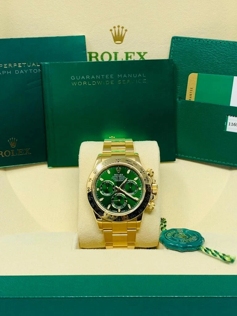 Rolex Daytona 116508 Yellow Gold Green Dial