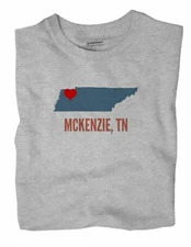 McKenzie Tennessee TN T-Shirt HEART