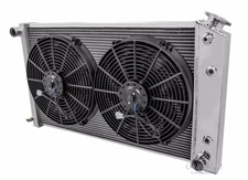 1968 1969 1970 1971 1972 1973 1974 1975 -77 GM 3 Row DR Radiator & 14" Fan Combo
