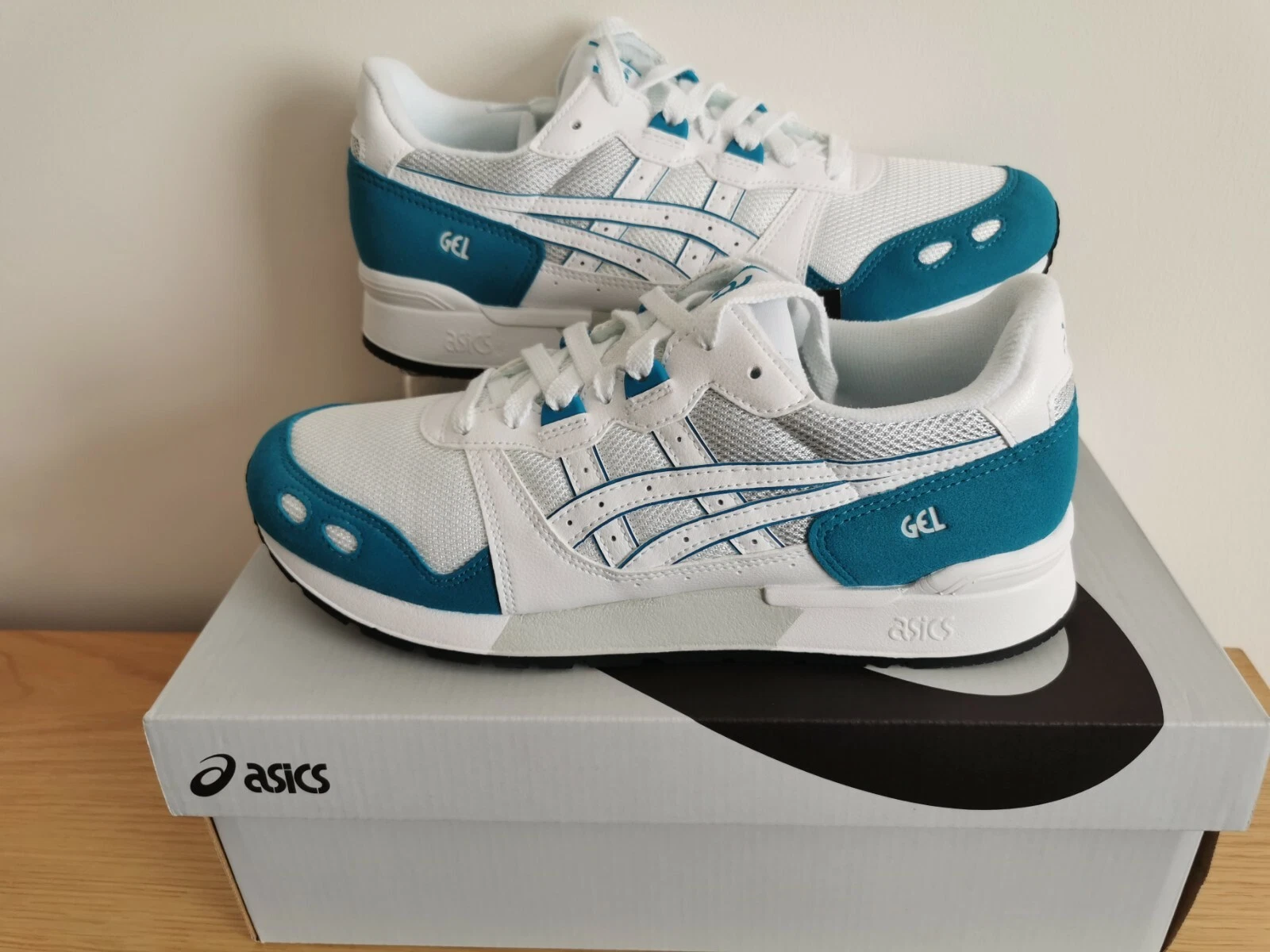 ASICS GEL LYTE BIANCO BLU ACQUA 1191A092 102