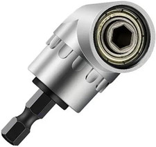 105 Degree 1/4 Inch Right Angle Drill Adapter Hex Shank Screwdriver Angled Bit H