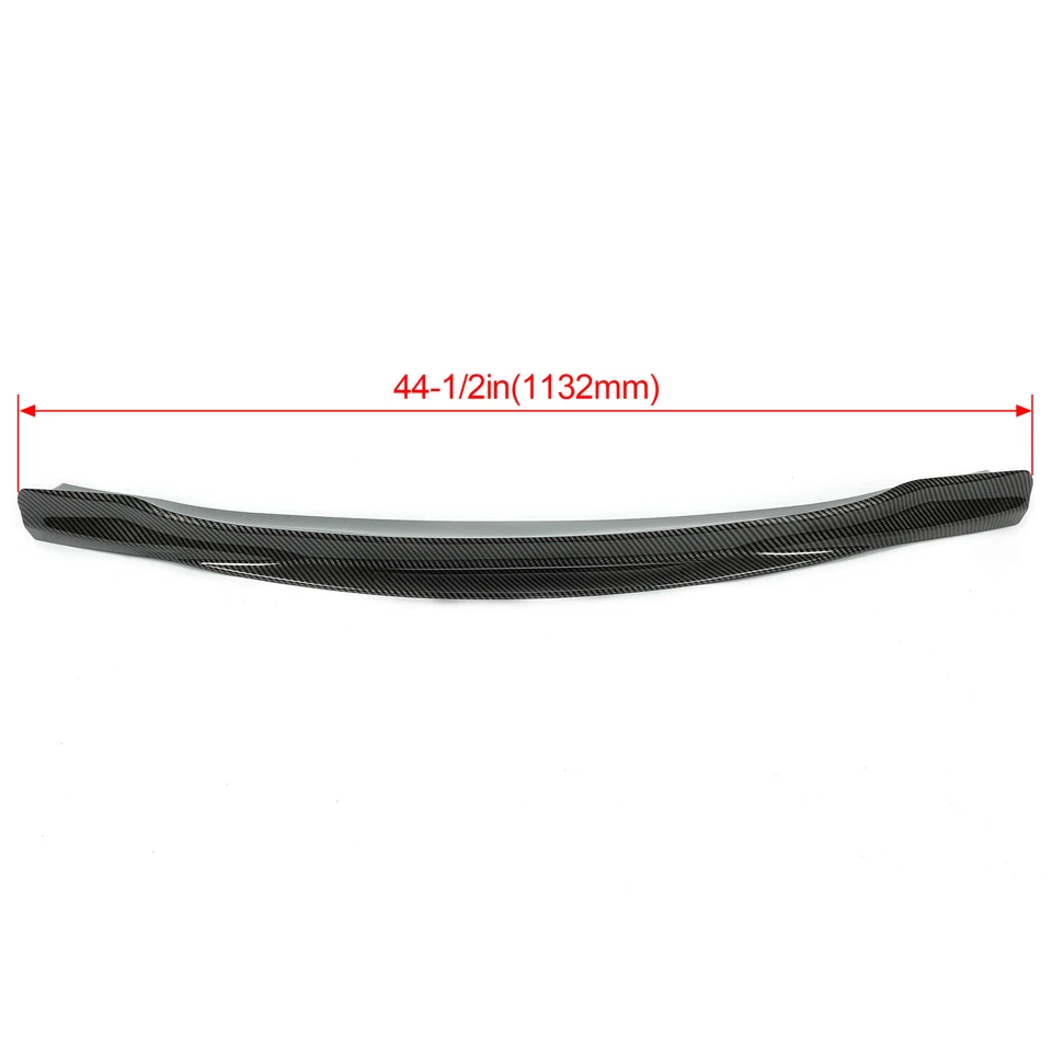 For BMW F10 M5 2012-2017 Front Bumper Lip Spoiler Splitter Carbon Fiber Look ABS Foto 2 de 4