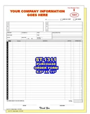 PURCHASE ORDER  FORM 2 or 3 Part Carbonless