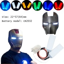DIY LED Light Eyes FOR 1:1 Iron Man Helmet Cosplay Eyes Light Mask Accessories N