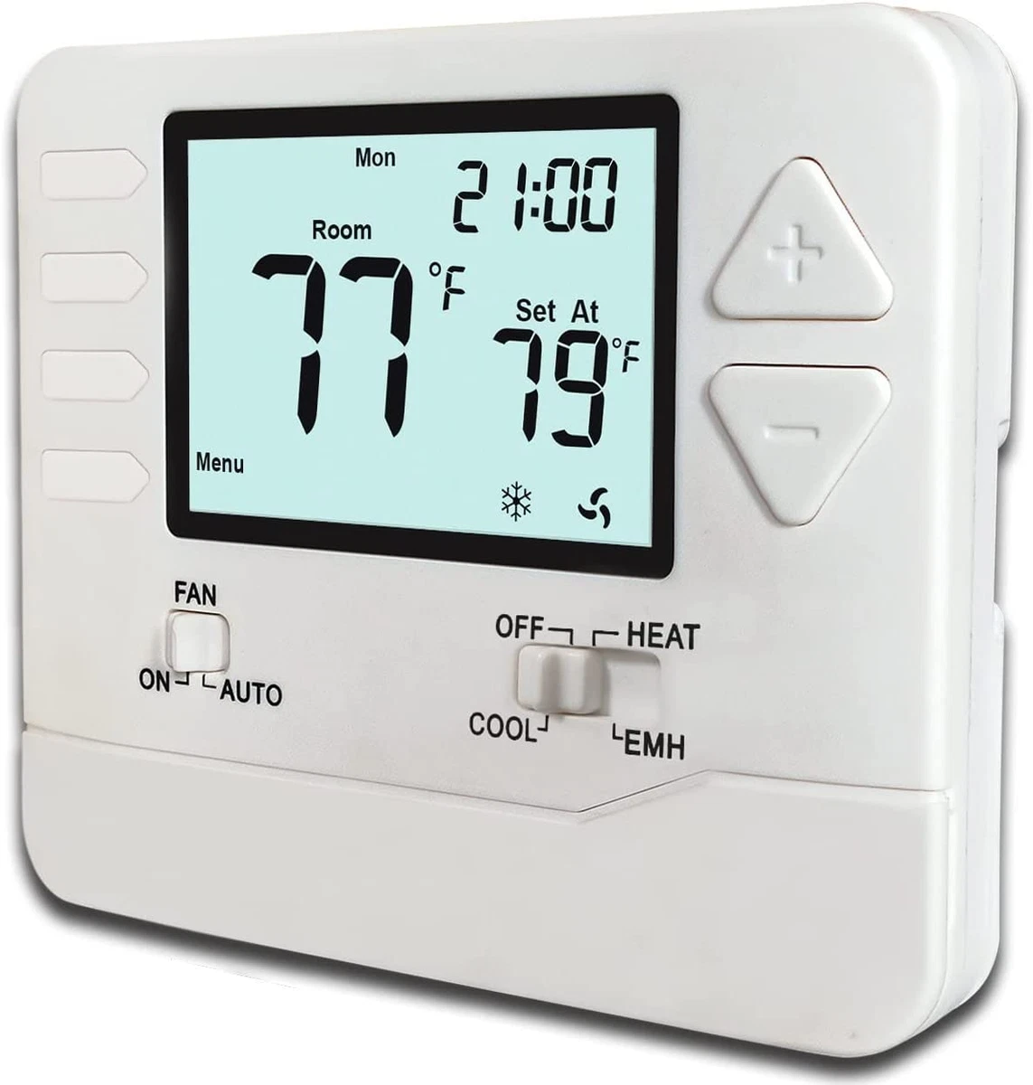 H721 Non-Programmable Heat Pump Thermostat, 2 Heat/1 Cool, with 4.5 Sq.  Inch | eBay