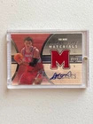 2005-06 Upper Deck Hardcourt - Hardwood Materials Yao Ming Auto #HM-YM (MEM)
