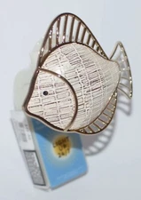 BATH & BODY WORKS GOLD SHINY FISH NIGHTLIGHT WALLFLOWER FRAGRANCE PLUG IN HOLDER