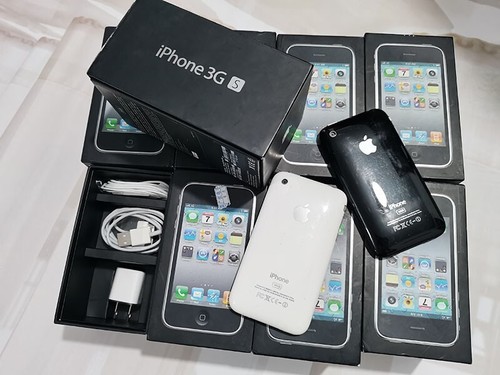 Apple iPhone 3GS 16GB White/Black IOS 6 Unlocked works well with box rare - 第 1/14 張圖片