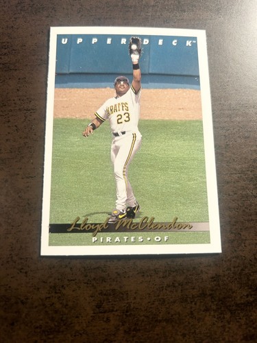 1993 Upper Deck Lloyd McClendon #559 Pittsburgh Pirates - Picture 9 of 12