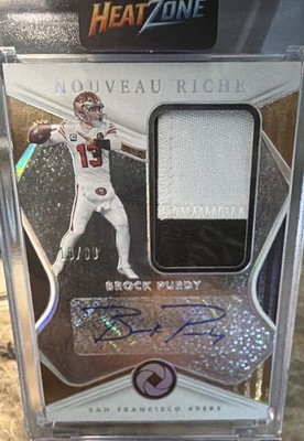 2024 Panini Gold Standard Nouveau Riche Patch Auto Brock Purdy Holo Silver /89