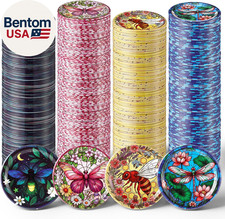 120 Pack Regular Mouth Canning Lids, 4 Style 2.75'' Decorative Mason Jar Lids Ru