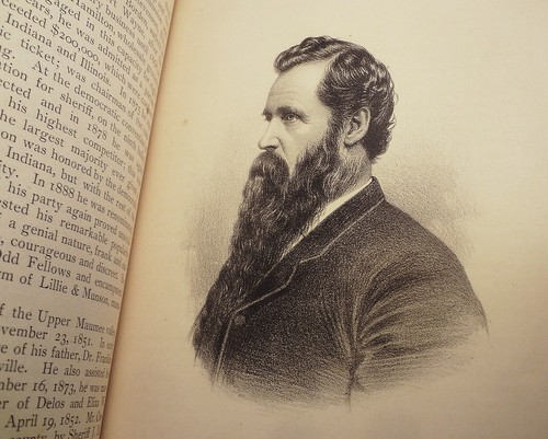 HTF COMPLETE gilt 1889 2 VOLUME set HISTORY of MAUMEE VALLEY by BRANT & FULLER - Imagen 20 de 24