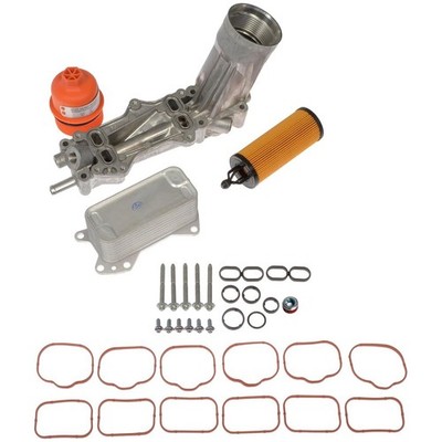 Dorman 926-959 Aluminum Engine Oil Filter Housing with Oil Cooler and Filter