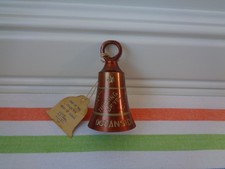 Vintage Sarna Bell California Oceanside Souvenir THINKING OF YOU Brass Tag