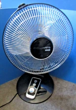 Rowenta VU2631 Silence Night Fan Oscilating Table Fan, 5 Speed Fan w Turbo Boost