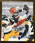 David Njoku Cleveland Browns Autographed IP 8x10 Photo Primetime COA