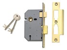 UNION 2277 3 Lever Mortice Sashlock Satin Chrome 65mm 2.5in Box UNNJ2277SC25