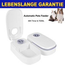 Futterautomat mit Timer Trocken & Nassfutter Automatischer Futterspender