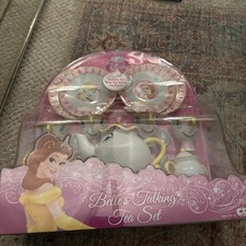 Disney Princess Belle's Talking Tea Set - 17 Pieces, Ages 3 