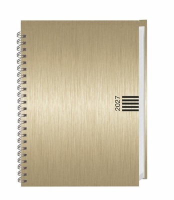Heye Cheftimer A5 Woche Alu gold Wochenkalender Terminkalender Spirale 2027