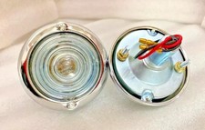 Willys Cj3b Cj3 Cj5 Ford Jeeps Parking Turn Signal Indicator Clear Glass Lights