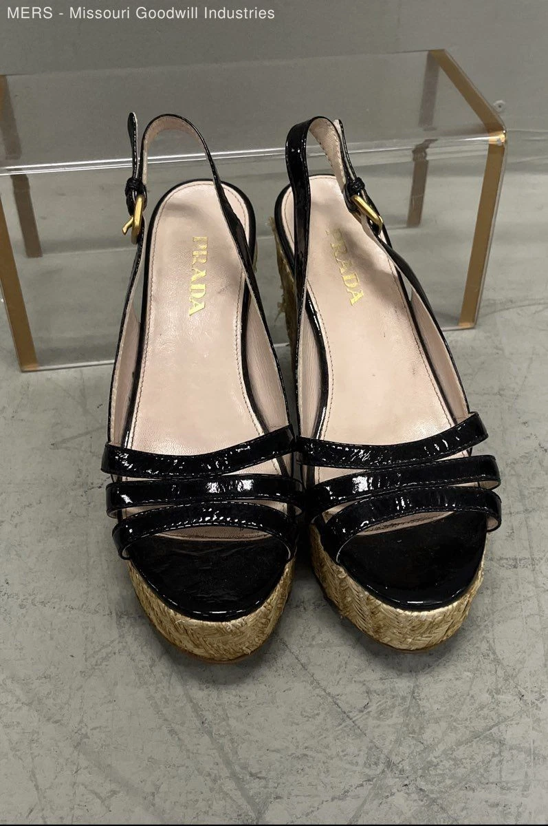 PRADA Patent Leather Buckle Sandals for Women for sale | eBay