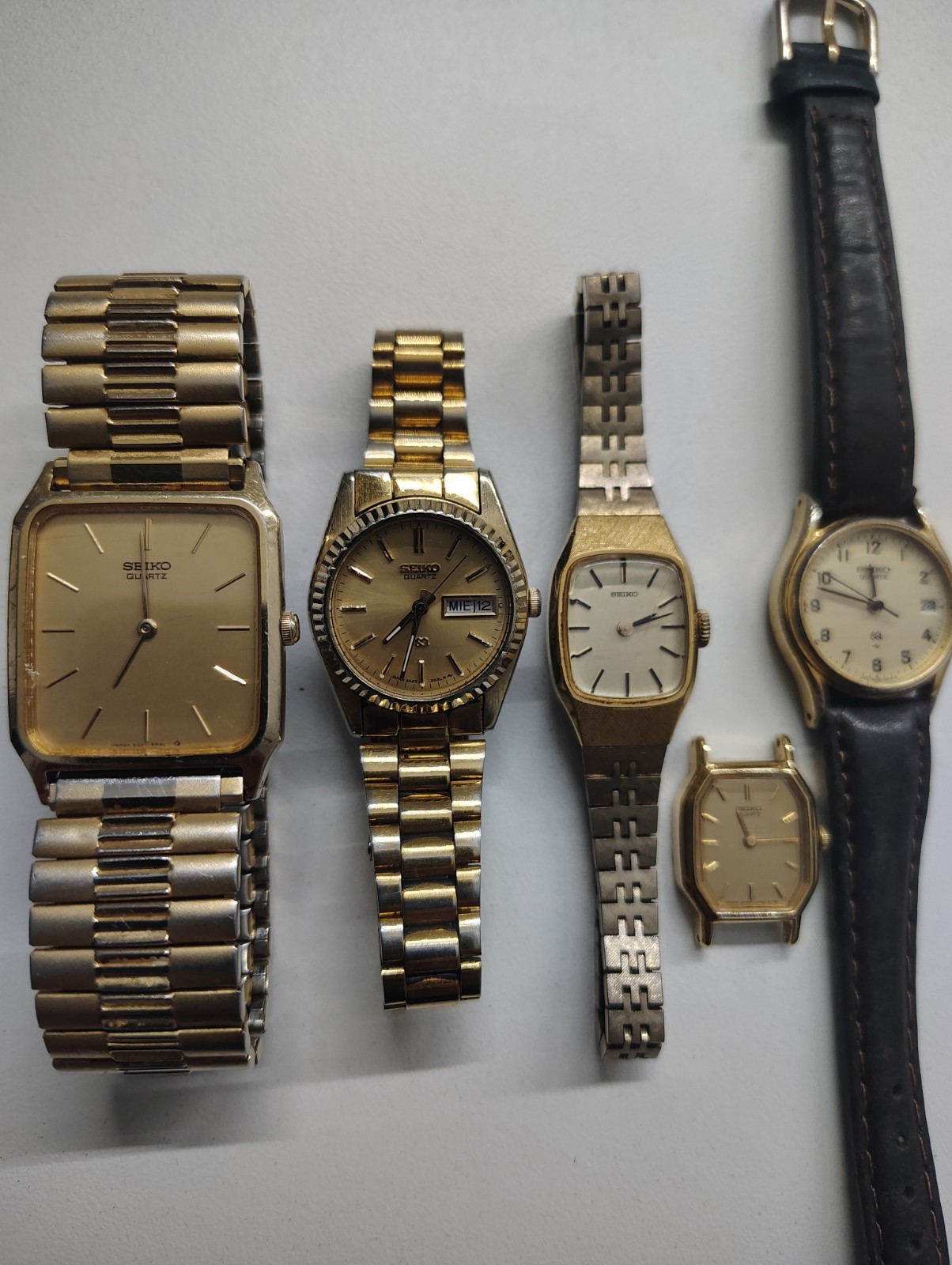 Watch Shape Time All Seiko 5* Condition, Seiko Perfect In Vtg Lot Great Pieces - vintagewatches.pk