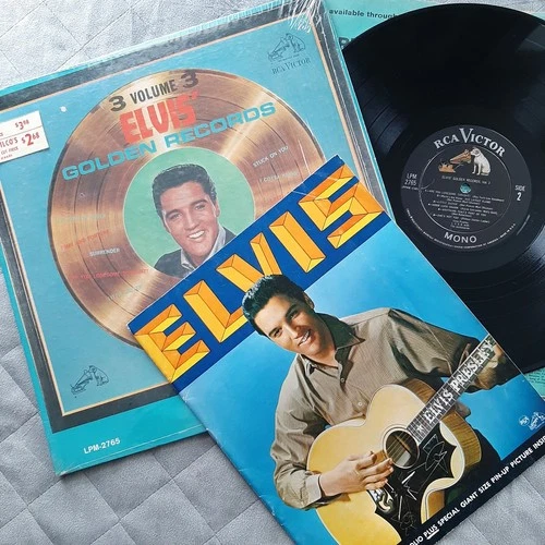 Elvis Presley GOLD RECORDS VOL 3 LPM-2765 (USA 1963 ORIGINAL) WITH PHOTO FOLIO