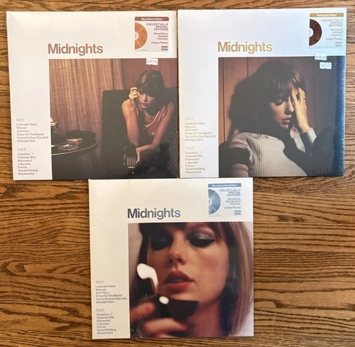 Midnights Vinyl Taylor Swift - Lot Of 3 Variations