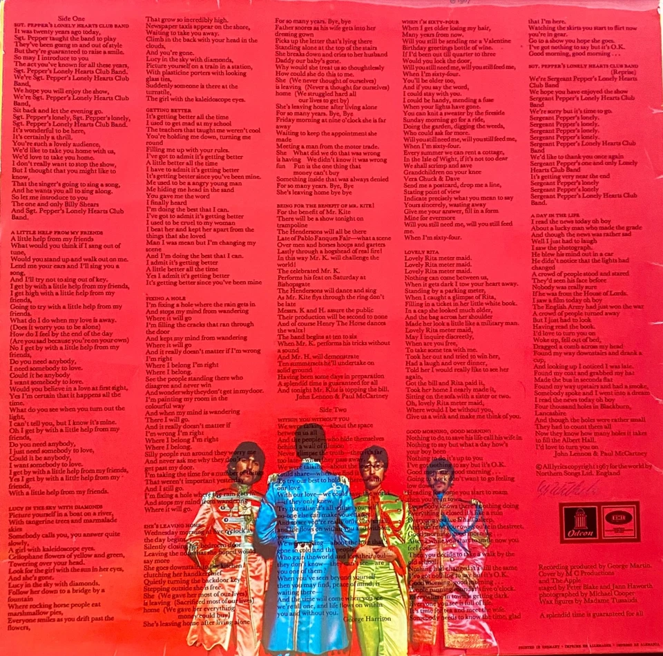 The Beatles Sgt. Pepper's Lonely Hearts Club Band · Lp · 1973, foto 2 di 5