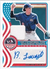 2025 USA Baseball Stars And Stripes Brandon Lorenzo Auto/Patch