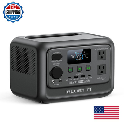 Bluetti Elite 30 V2 Portable Power Station 600W Power Lifting 1500W 288Wh