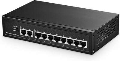 POE Switch 10 Port 8 POE 2 Uplink 120W 1
