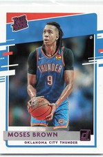 2020-21 Panini Chronicles - Donruss Rated Rookie Moses Brown #198 Pink (RC)