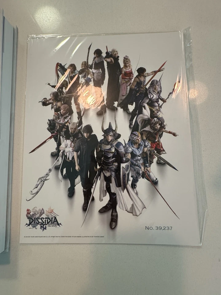 Dissidia Final Fantasy Book with numbered Art Print - Image 2 of 3