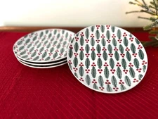 Crate and Barrel Modern Sprig Plates