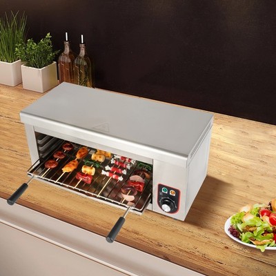 1500W Commercial Electric Wall-mounted Cheese Melter Salamander Broiler BBQ Gril