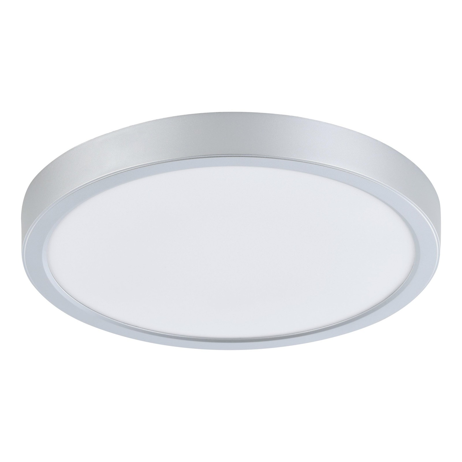 Luminaire plafonnier Molay panneau LED rond basse consommation à diffusion homogène