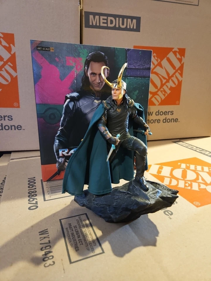 Figura Estatua Iron Studios Loki Thor Ragnarok Marvel Avengers MCU Mega Rara 1:10 Foto 4 de 4