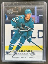 2025-26 Upper Deck Michael Misa Young Guns Rookie RC #487 Sharks