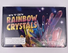 NEW Scholastic How To Grow Rainbow Crystals Kit, 1.76 oz