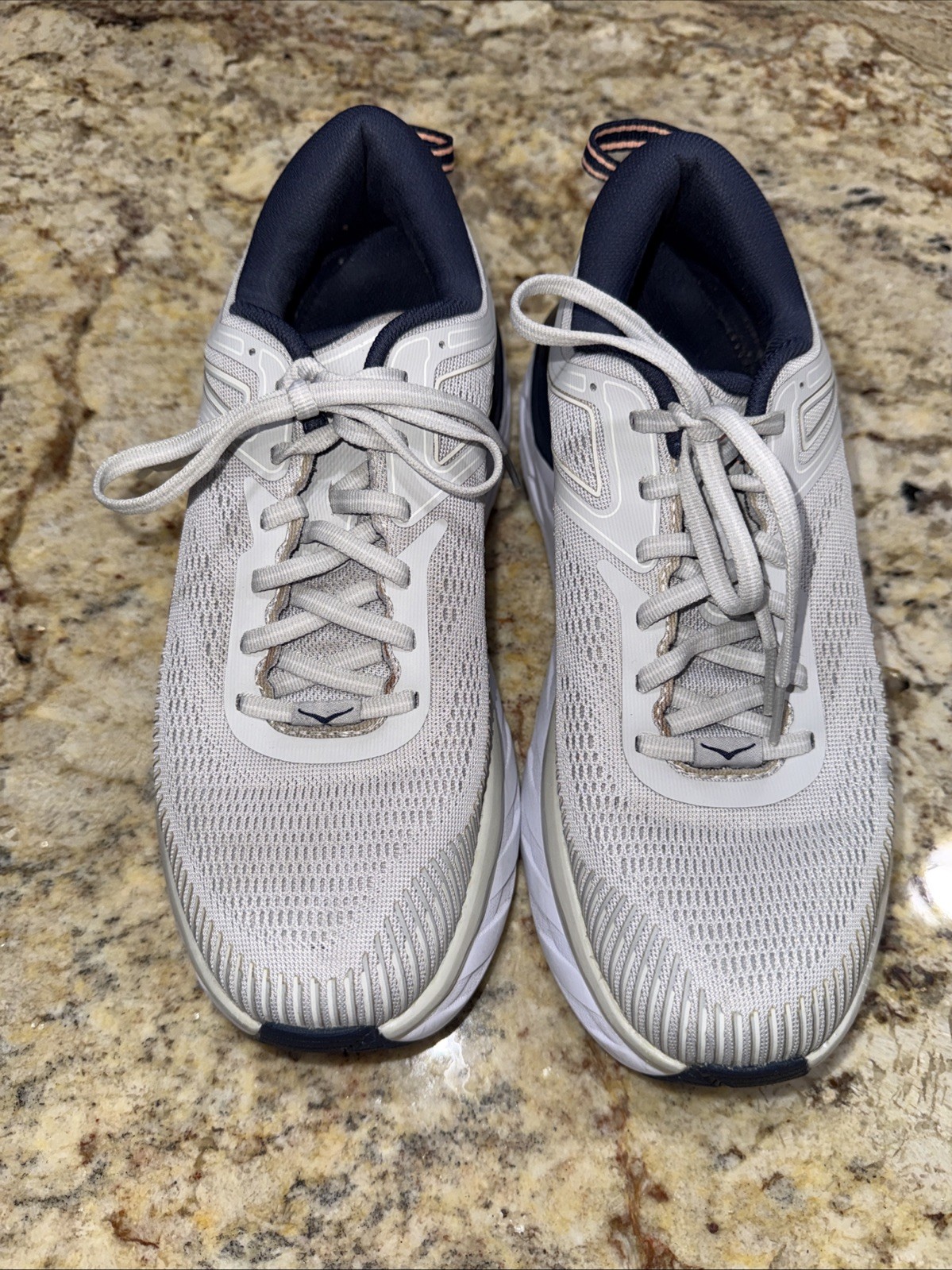 Hoka One One Bondi 7 Women's Size 9 Running Shoes Lunar Rock Gray Comfortable thumbnail 2