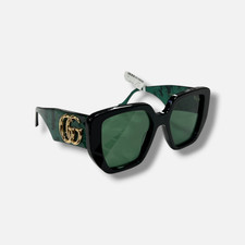 Gucci GG0956S Women's Green Square Sunglasses 54-19-145